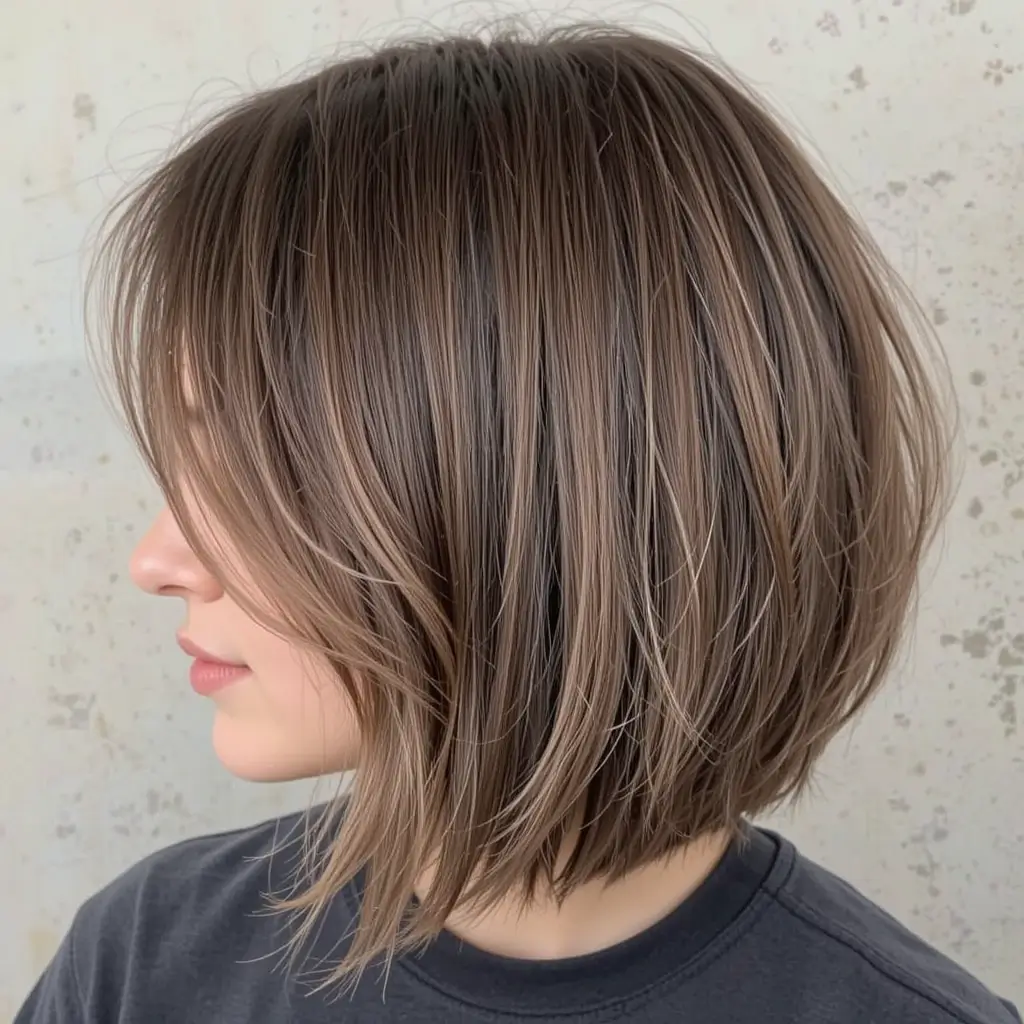 Side-Parted Bob
