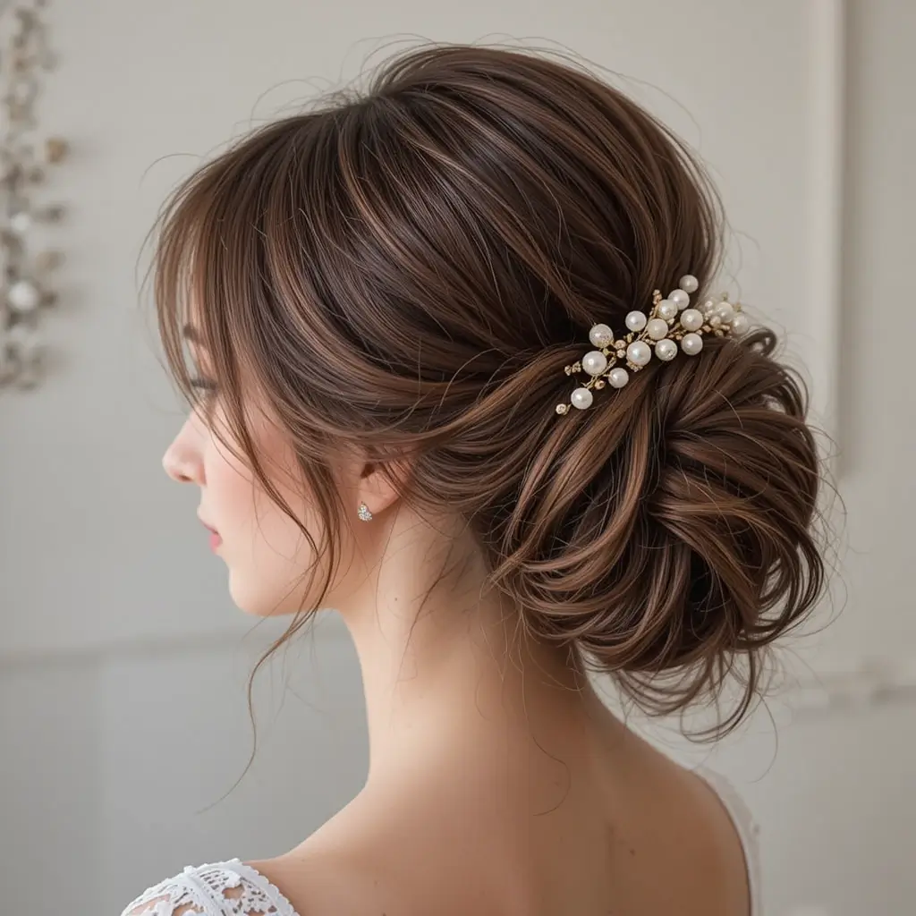 Side-Swept Chignon