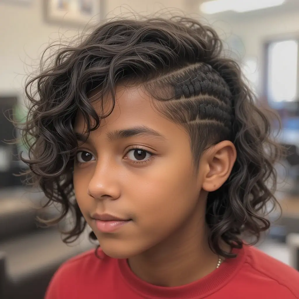 Side Swept Curls