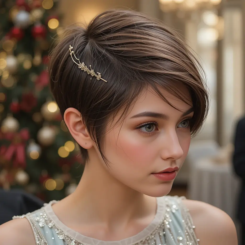 Side Swept Pixie