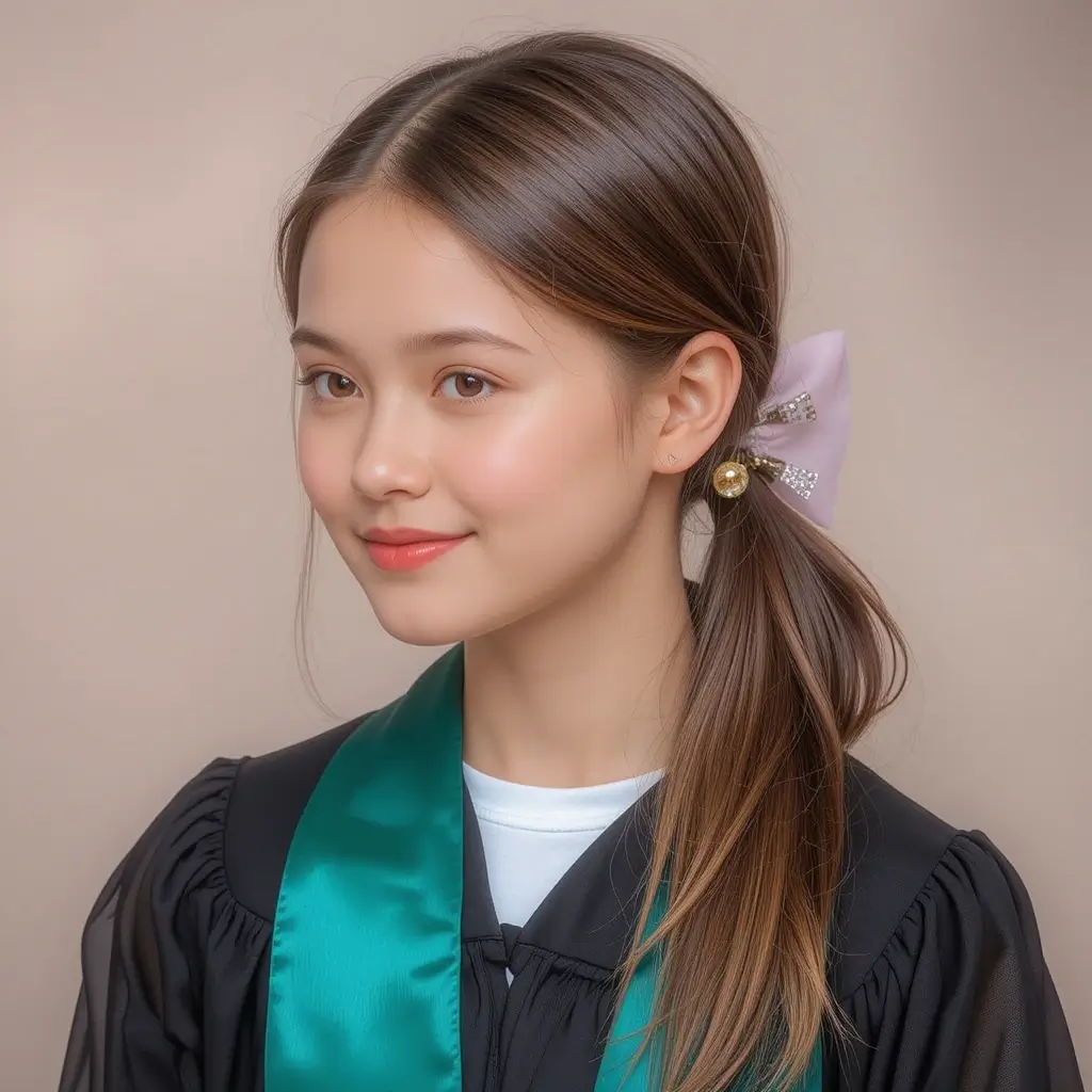 Sleek Low Ponytail