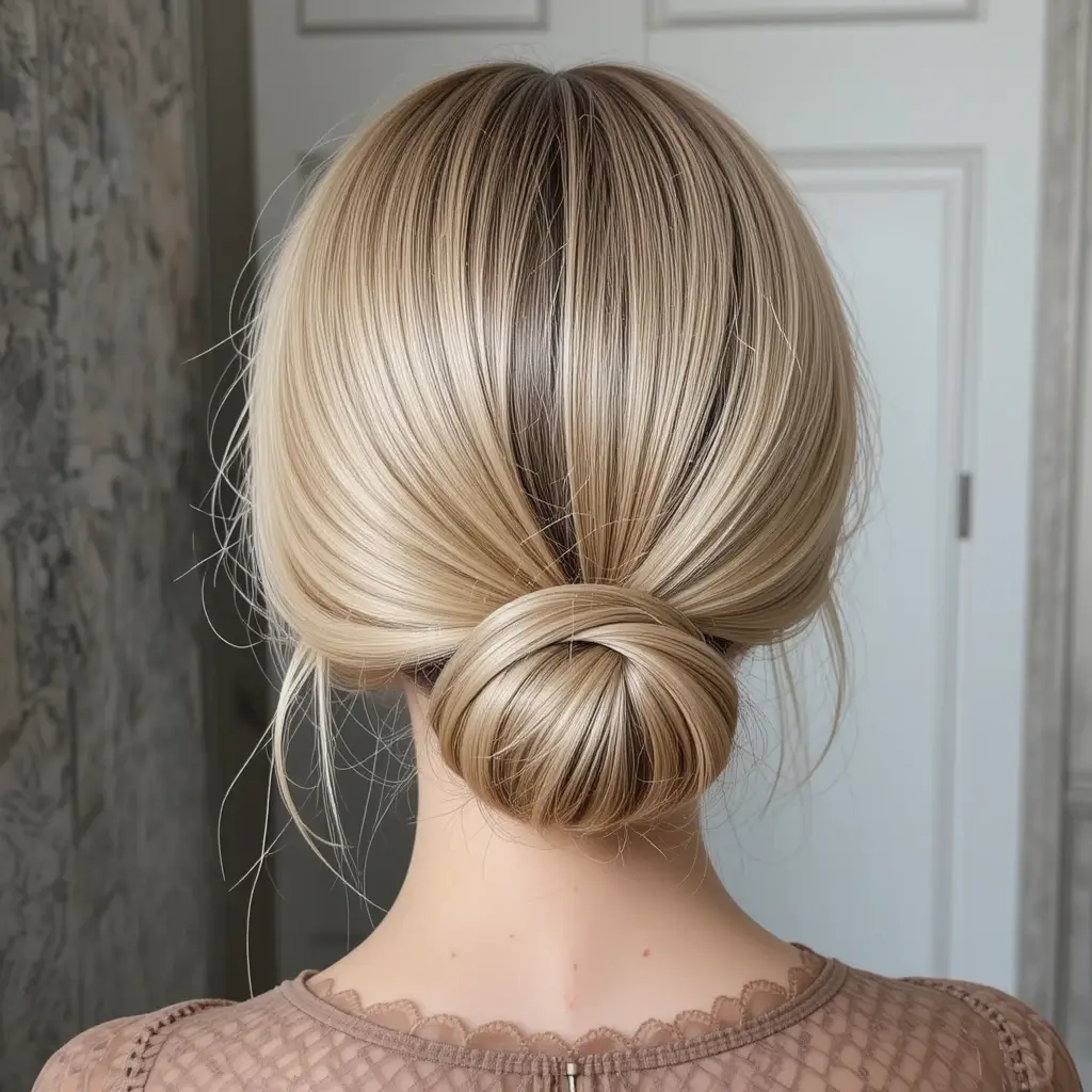 Slick Low Bun
