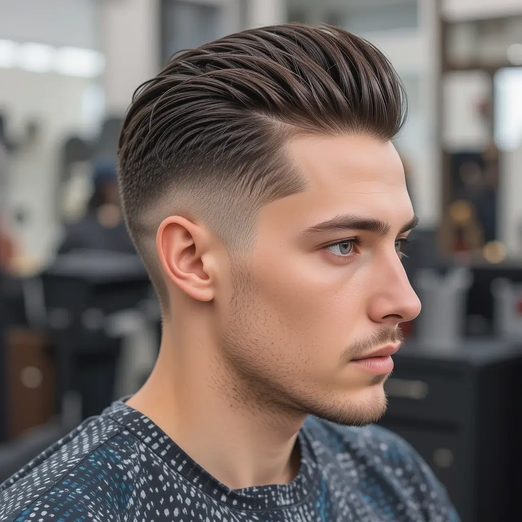 Slicked-Back Mod Fade