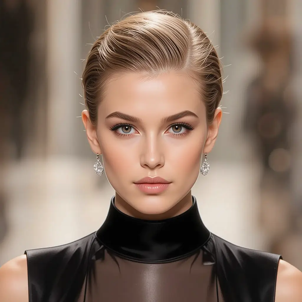 Slicked-Back Short Cut