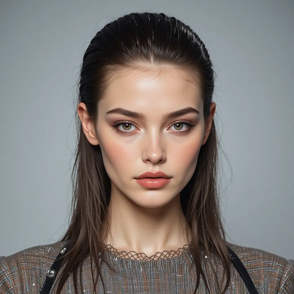 Slicked Back Wet Look