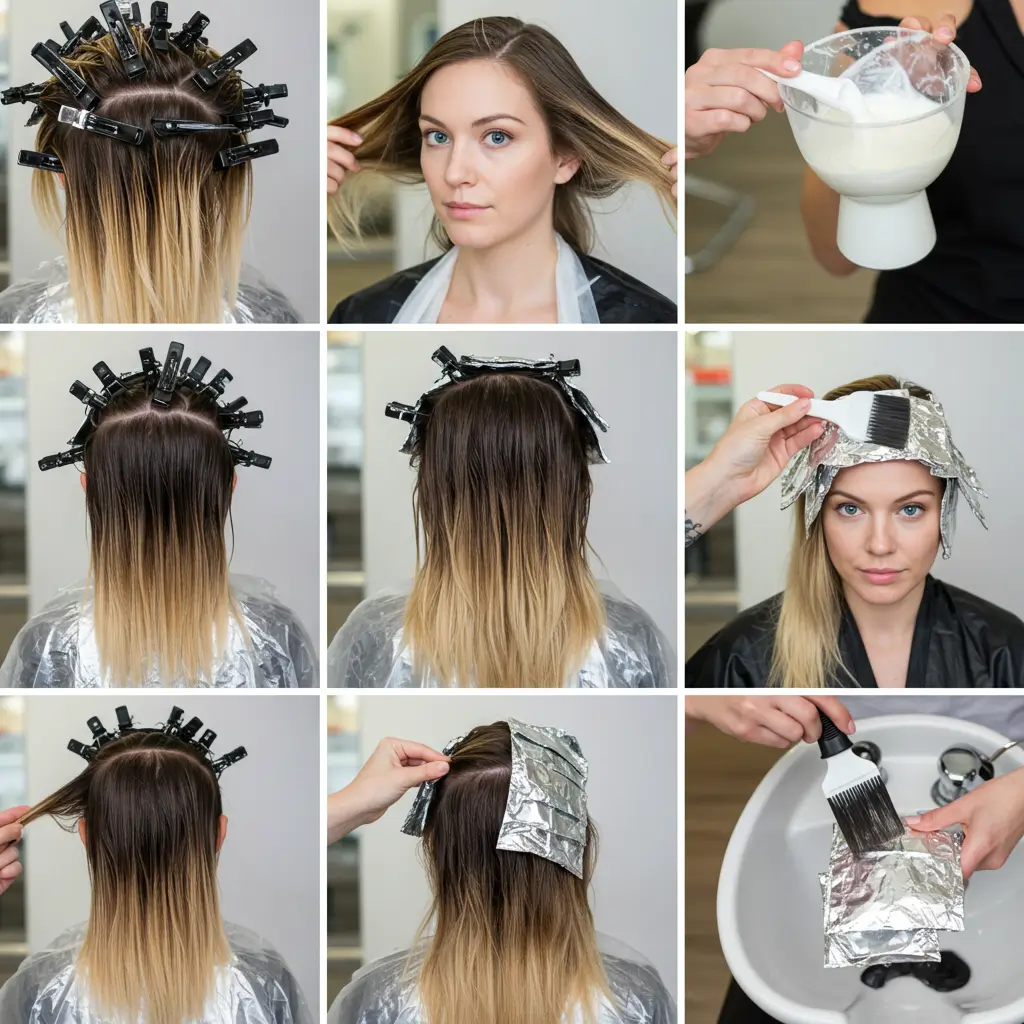 Step-by-Step How To Do An Ombre Hairstyle At Home