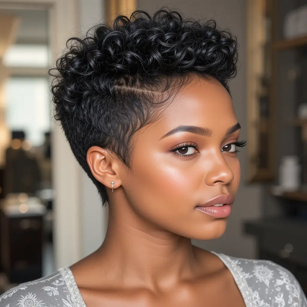 Tapered Afro Cut