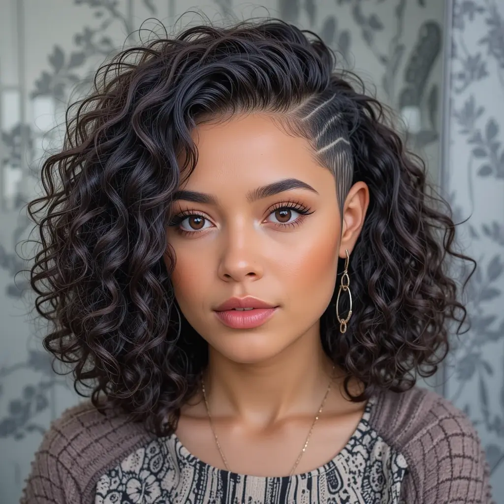 Tapered Curly Cut