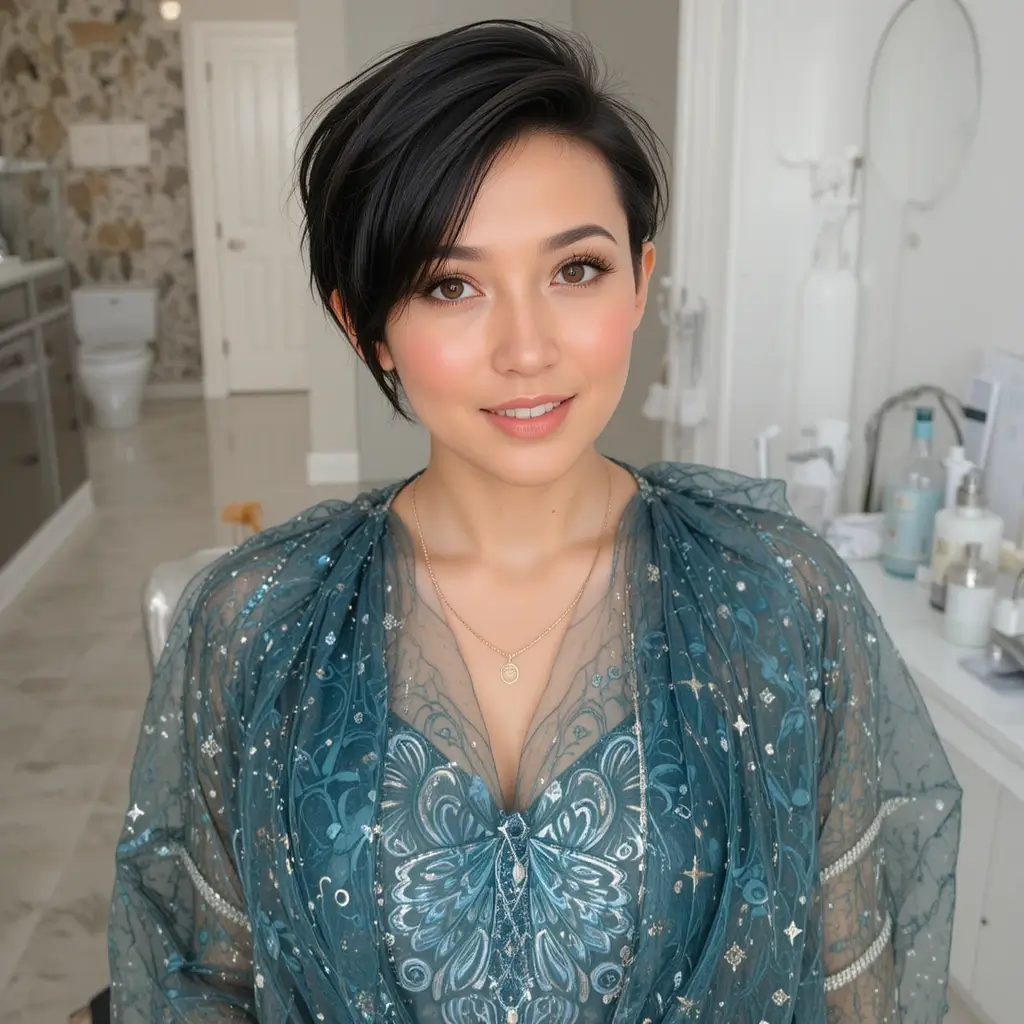 Tapered Cut with Volume on Top