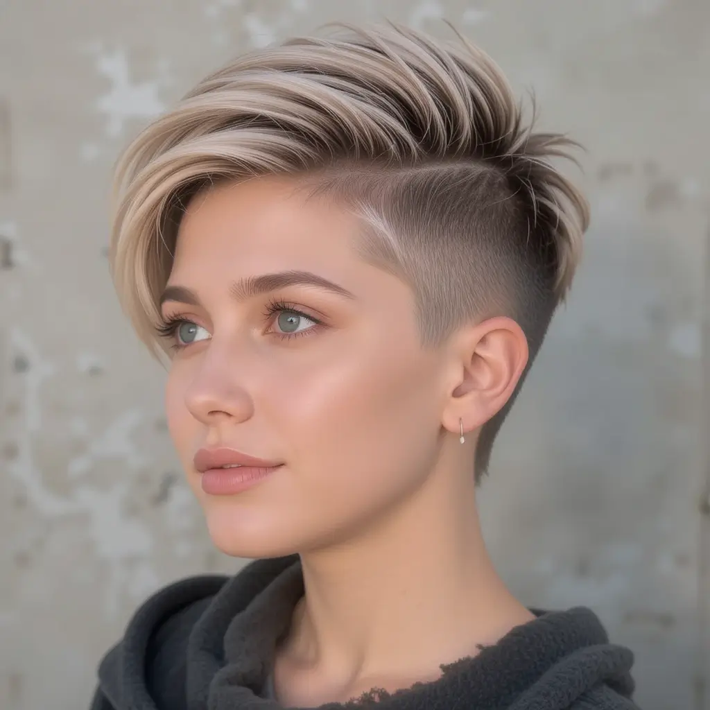 Tapered Cut with Volume on Top