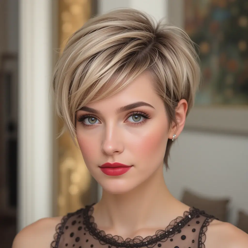  Textured Pixie Cut