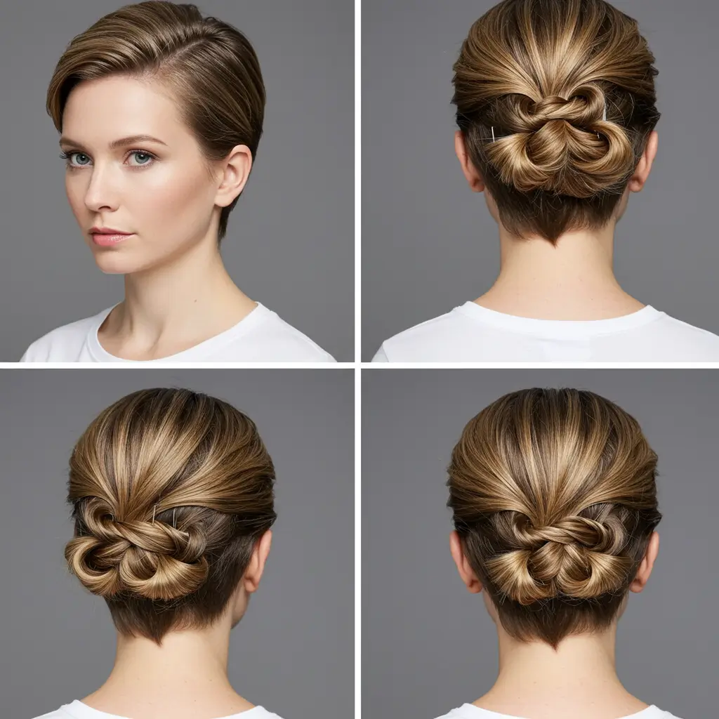 The Faux Bun Trick