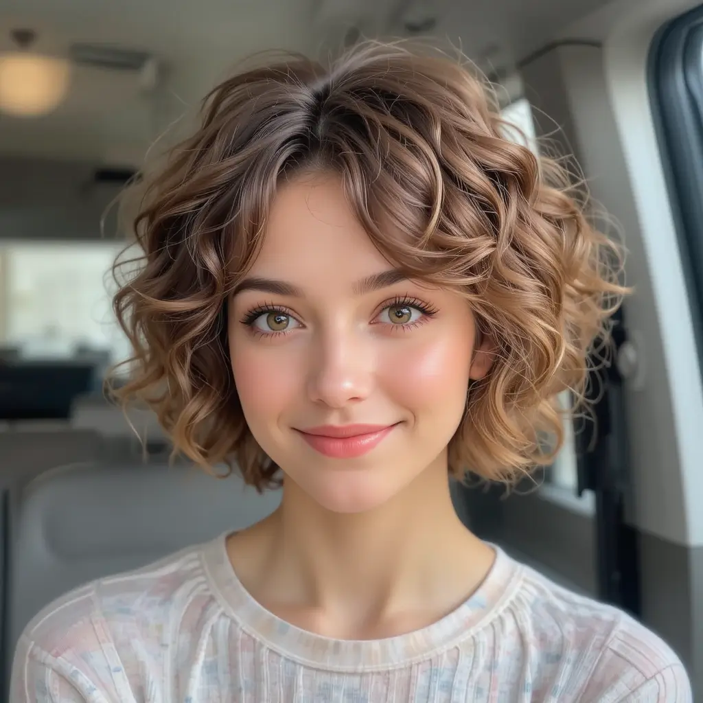 Tousled Short Curls