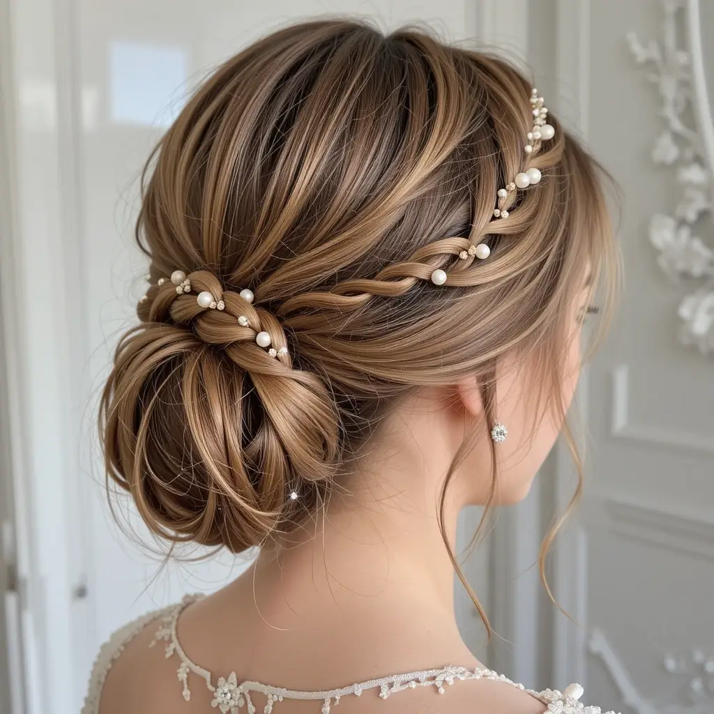 Twisted Crown Bun