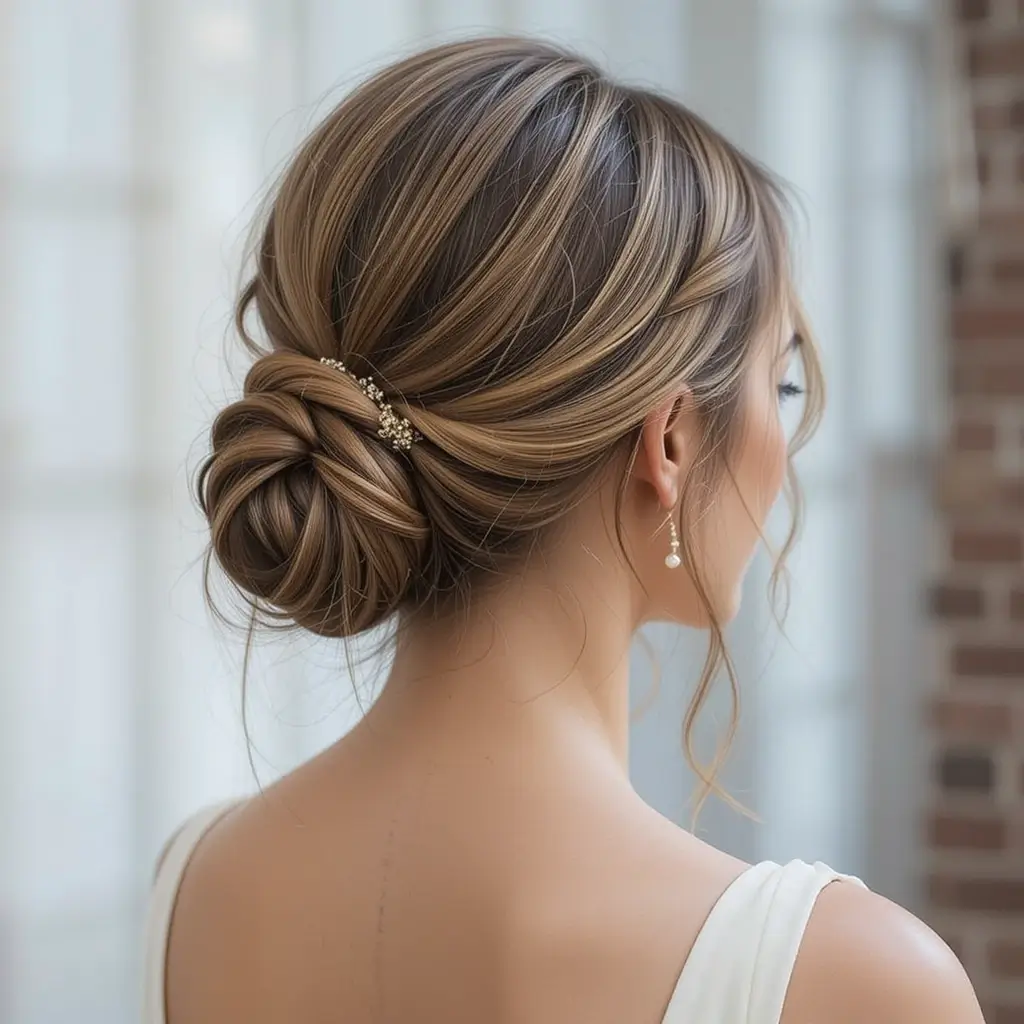 Twisted Low Ponytail