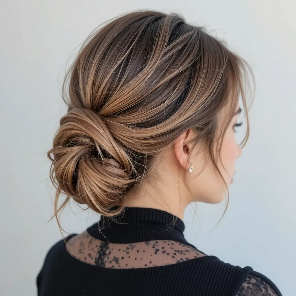 Twisted Side Bun