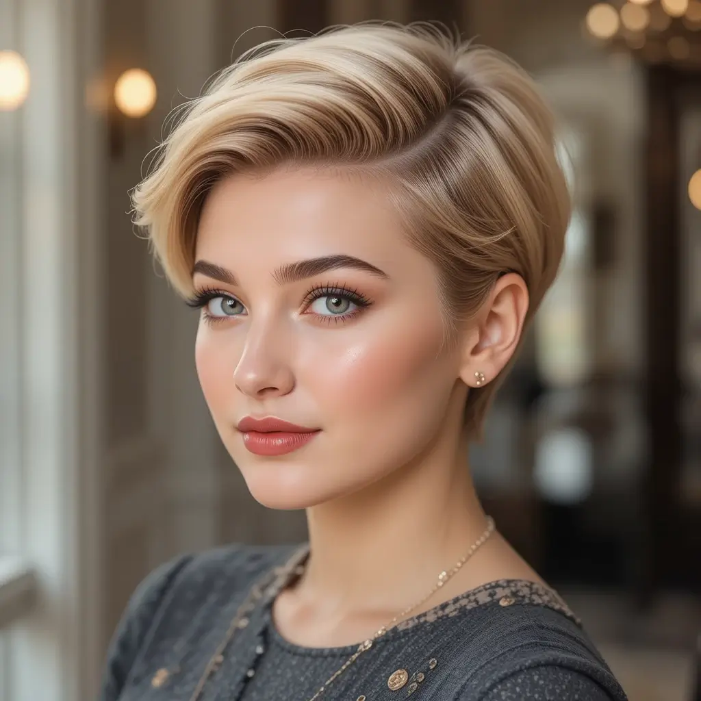 Vintage Finger Waves Pixie