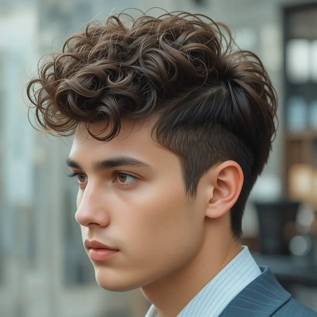 Voluminous Top with Tapered Sides