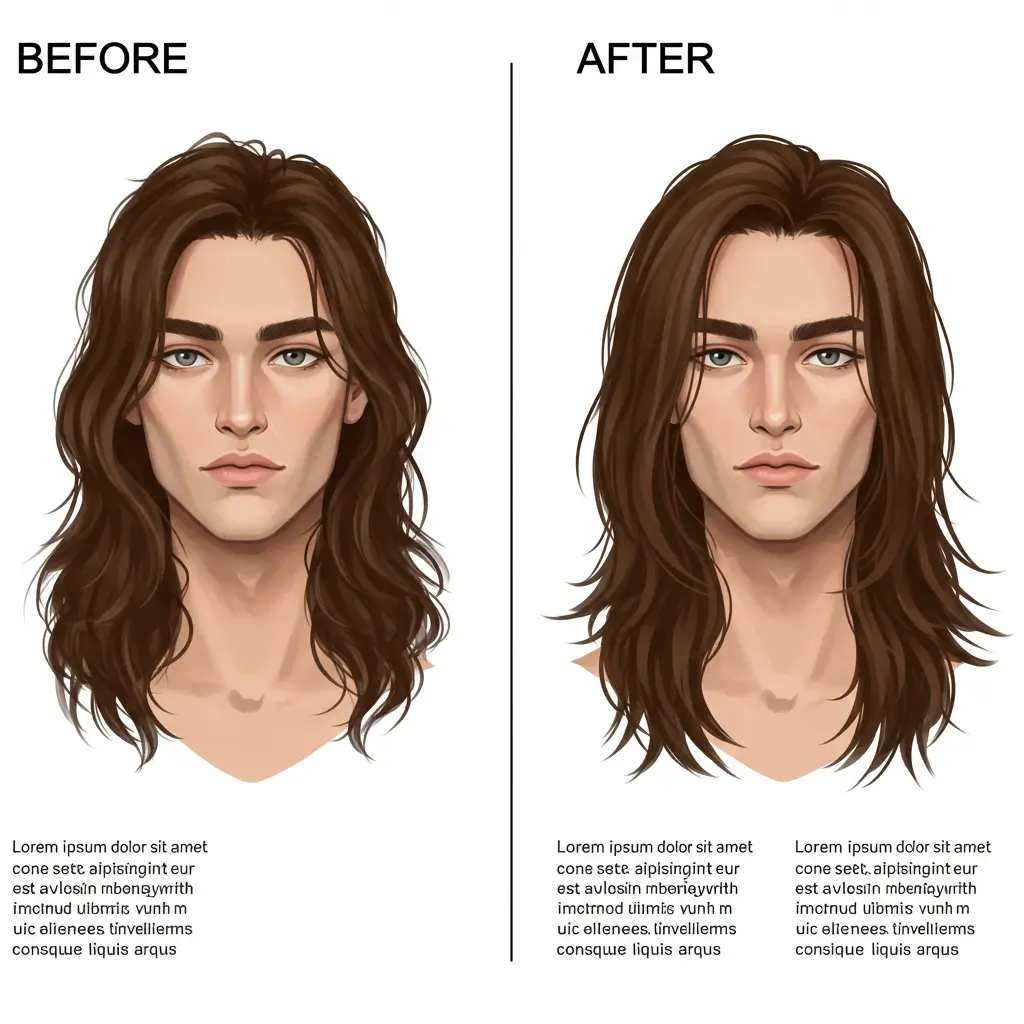 Why Cutting Long Hair for Men Is a Different Beast