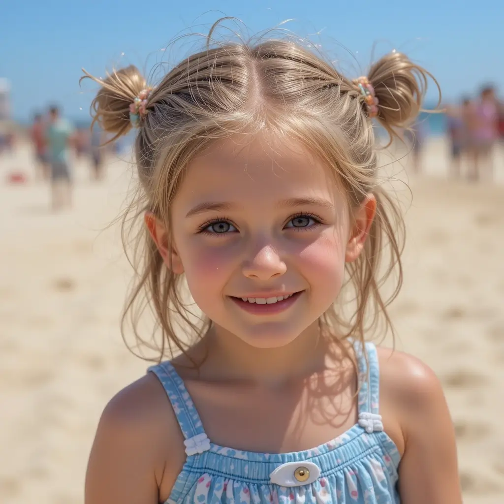 kids hairstyles for beach
