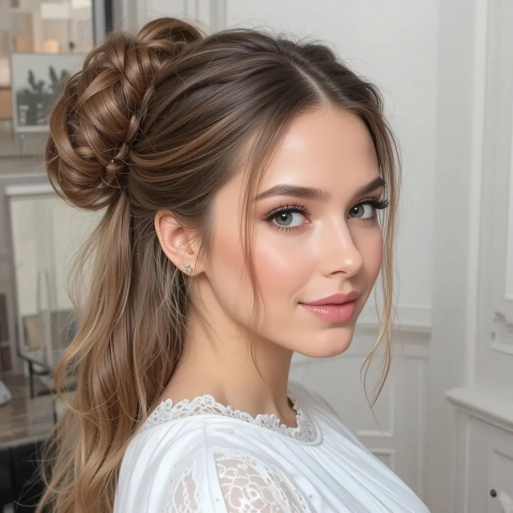 long hairstyles for a party