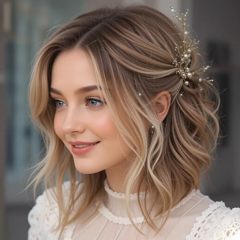 medium length hairstyles for christmas