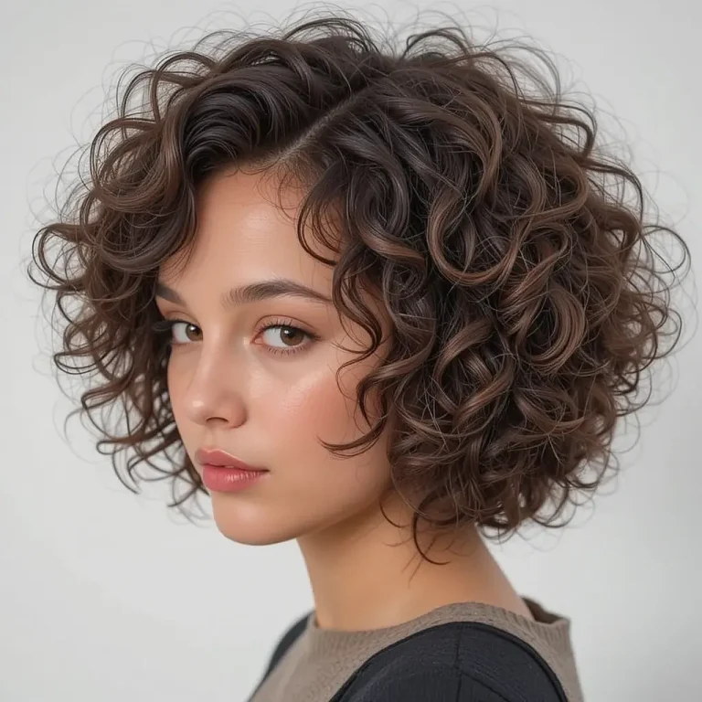 short hairstyles for curly hair