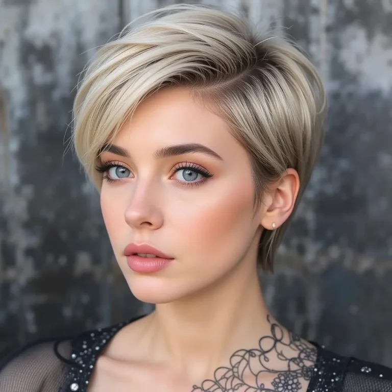 short hairstyles for diamond face shape