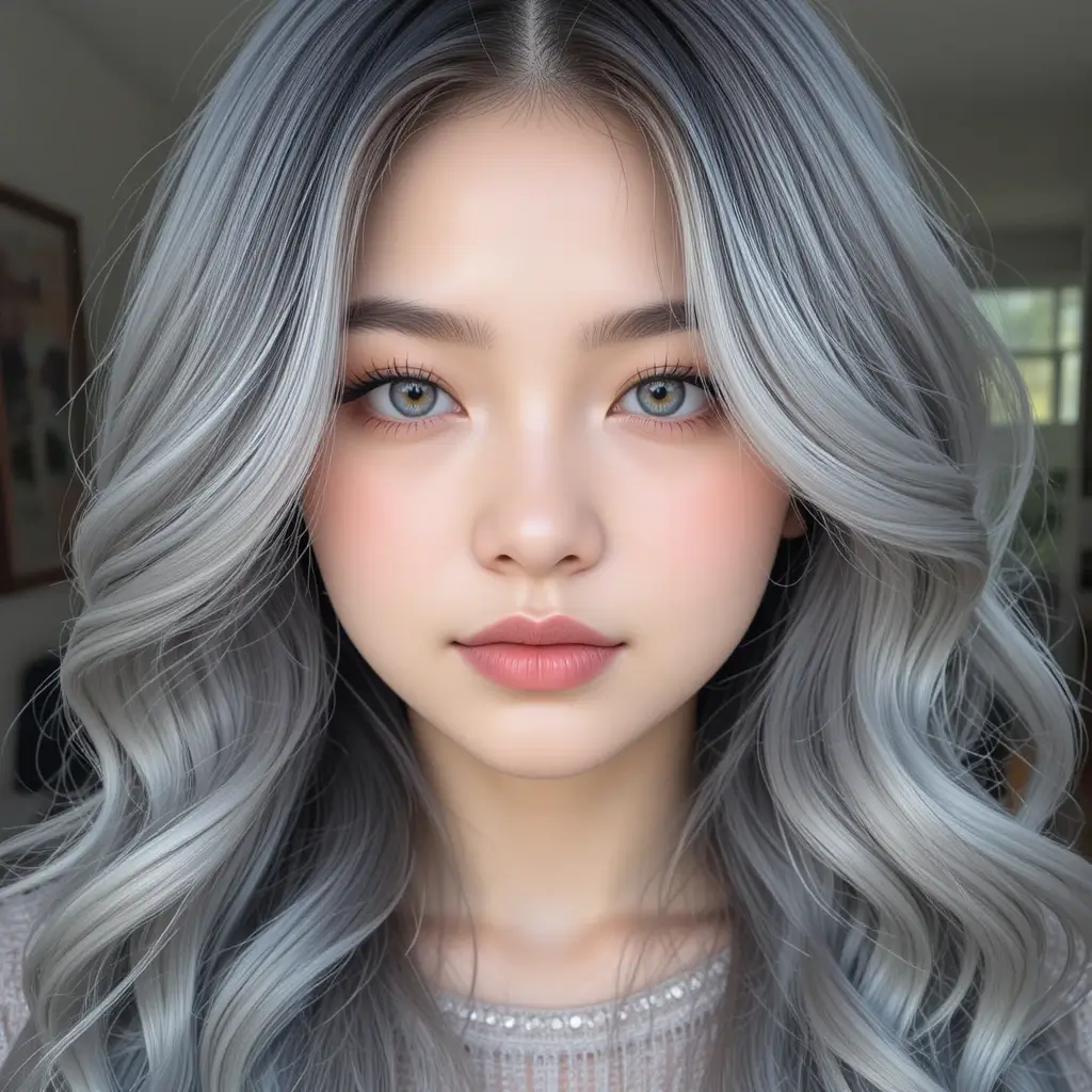 Ash Gray Ombre