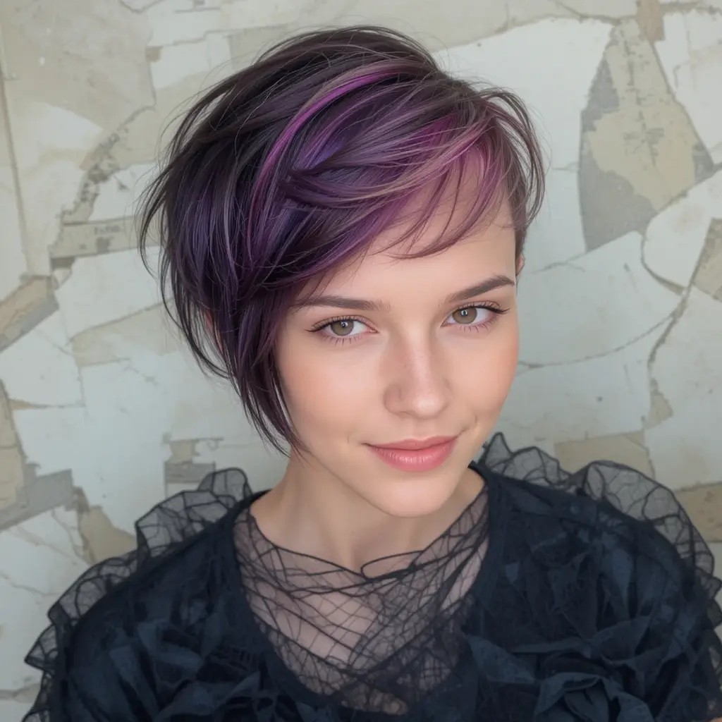 Asymmetrical Pixie Cut