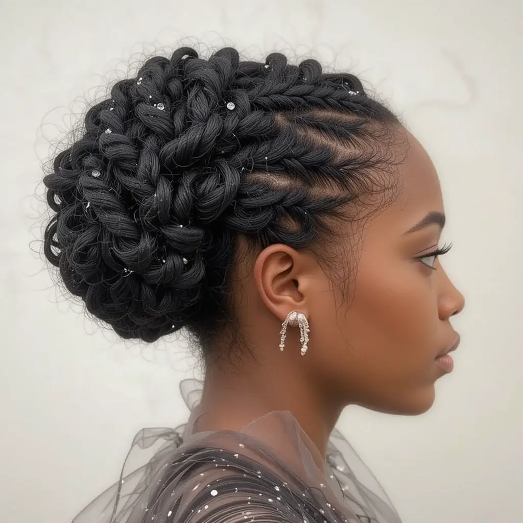 Barrel Twist Updo