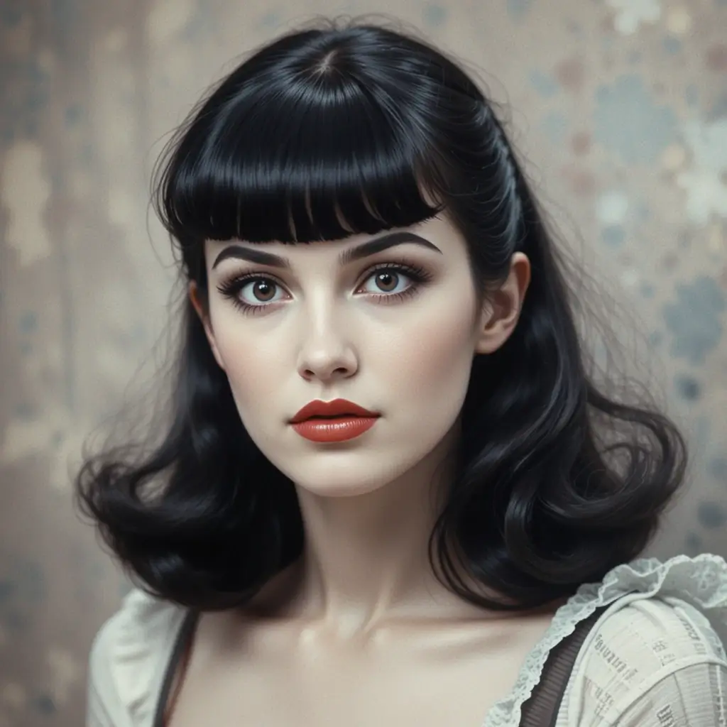 Bettie Page Bangs