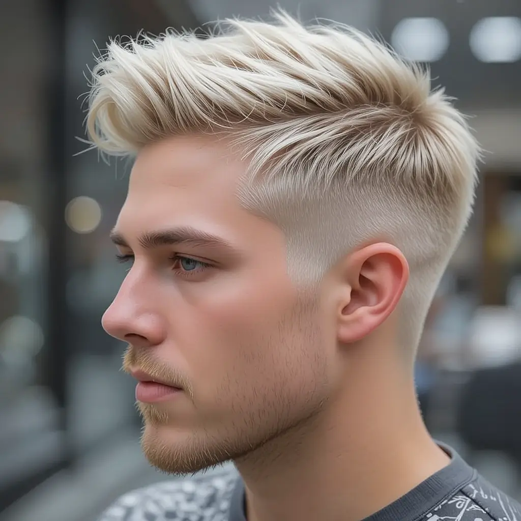 Blonde Wolf Cut