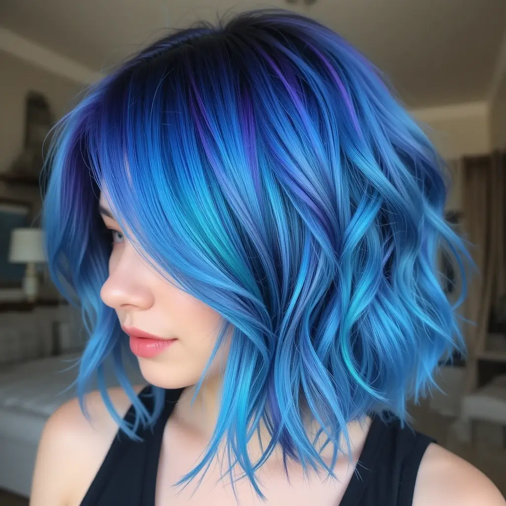 Blue and Purple Peekaboo Combo