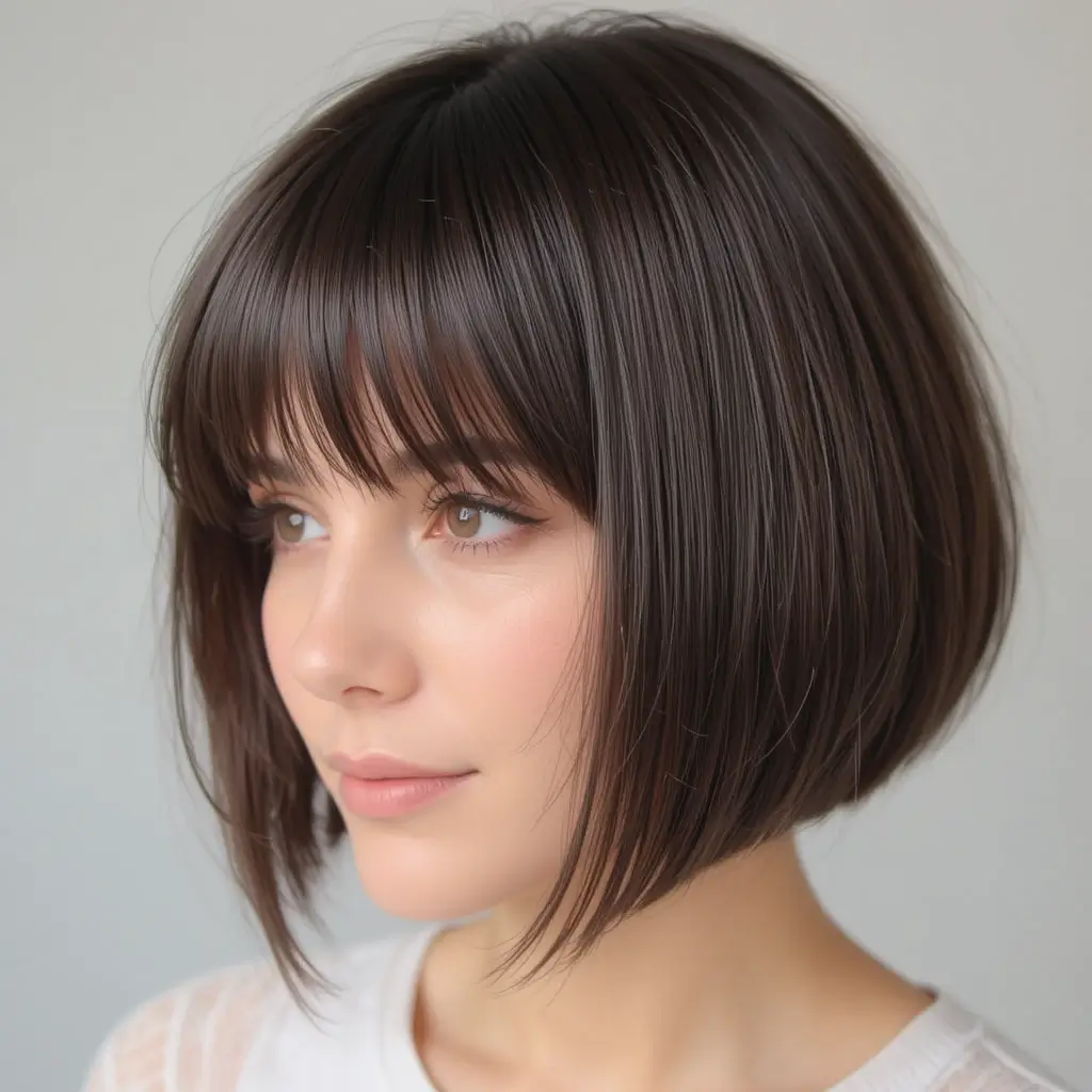 Blunt Bob with Subtle Layers