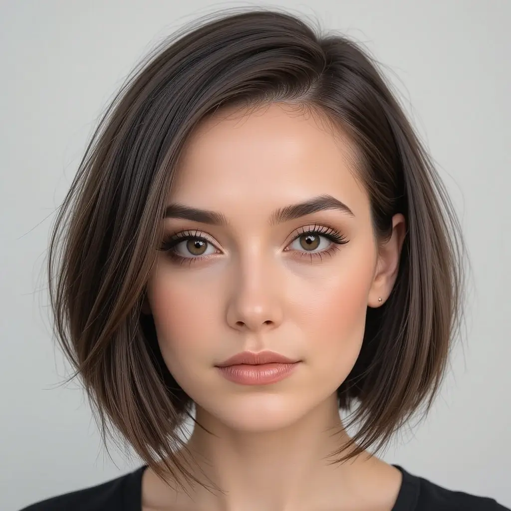 Bob-Length Home Haircut