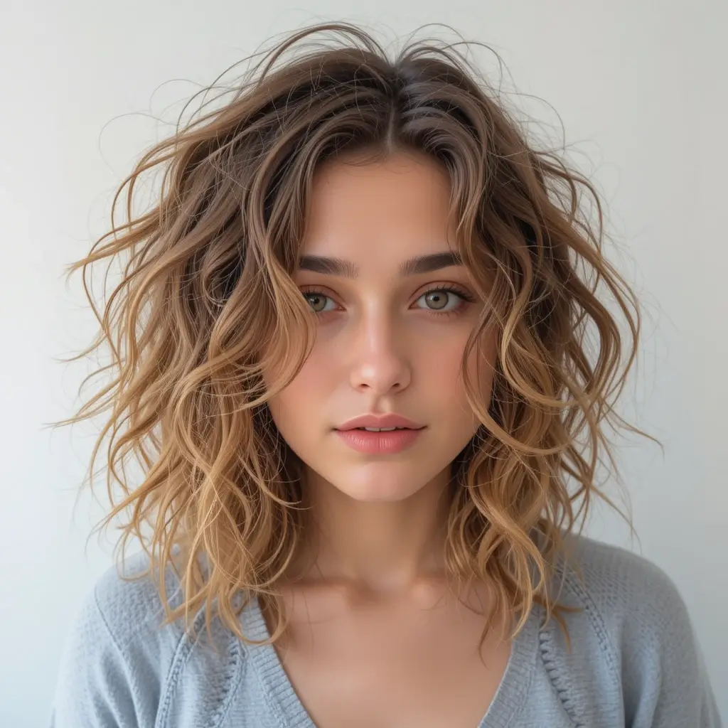 Boho-Inspired Shag Cut