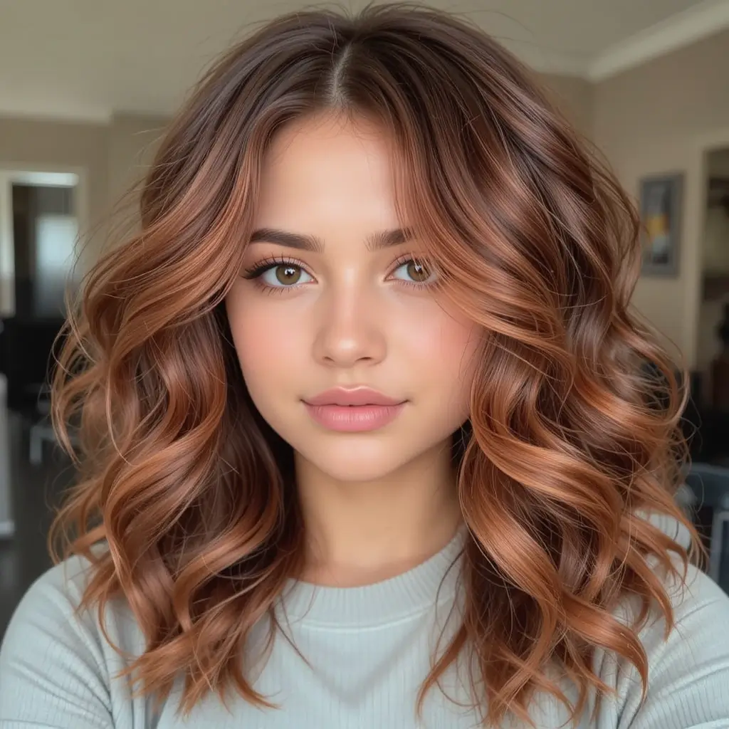 Brown Base with Copper Highlights