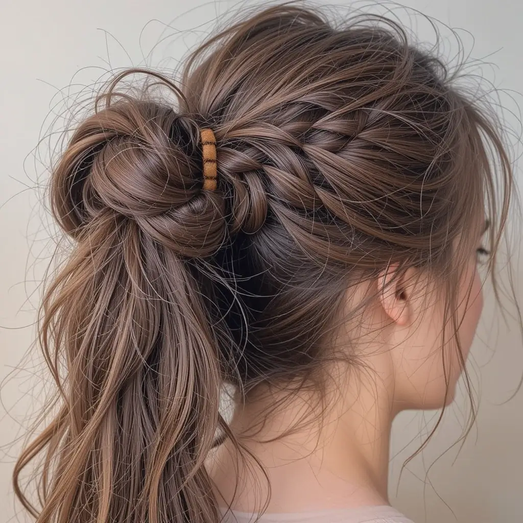 Bubble Braid Ponytail