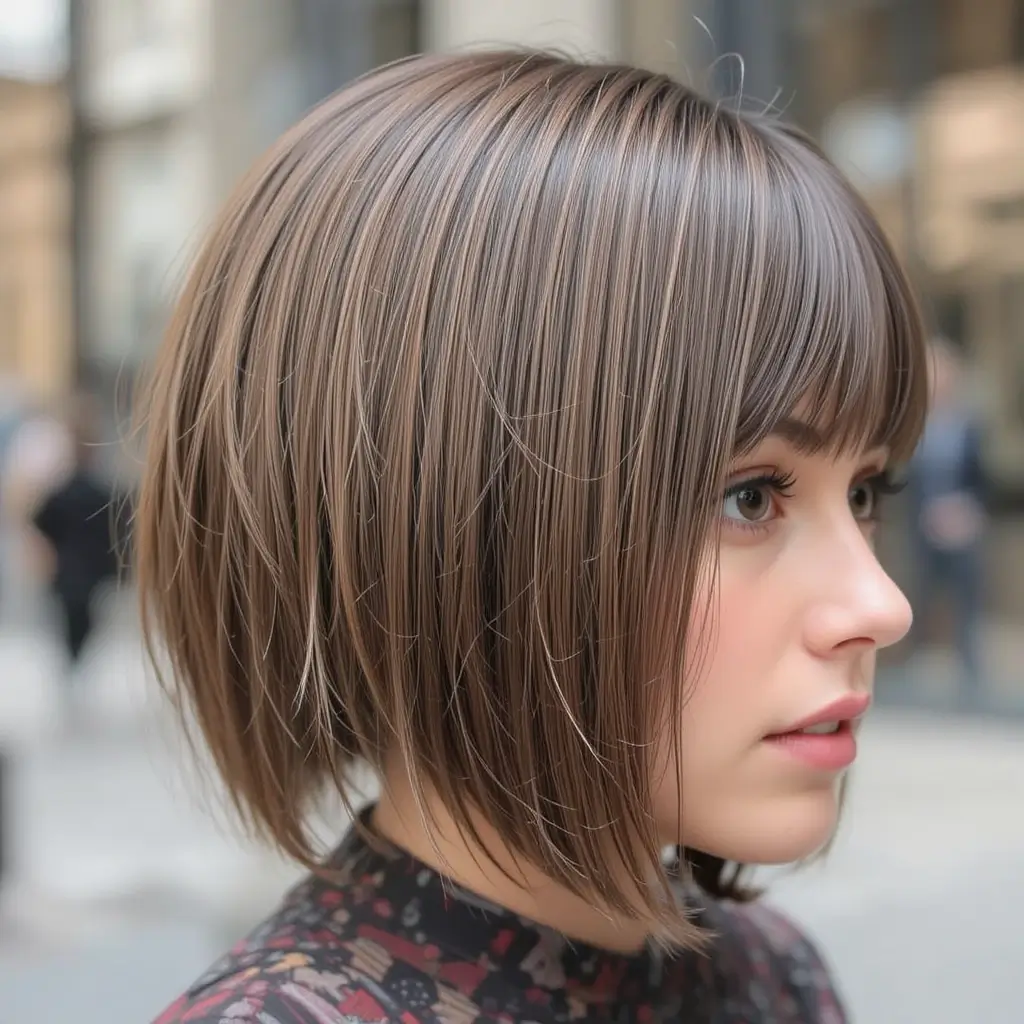 Chin-Length French Bob