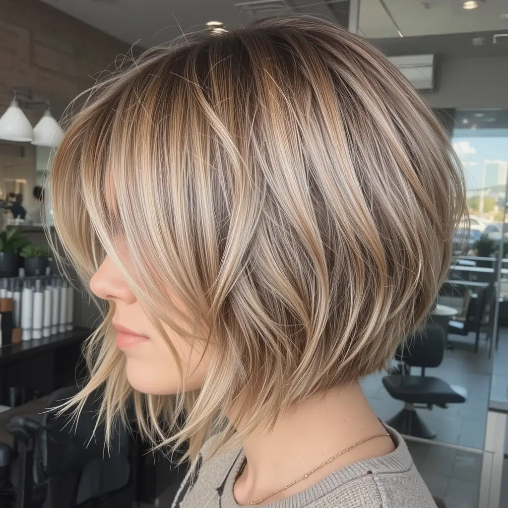 Choppy A-Line Bob