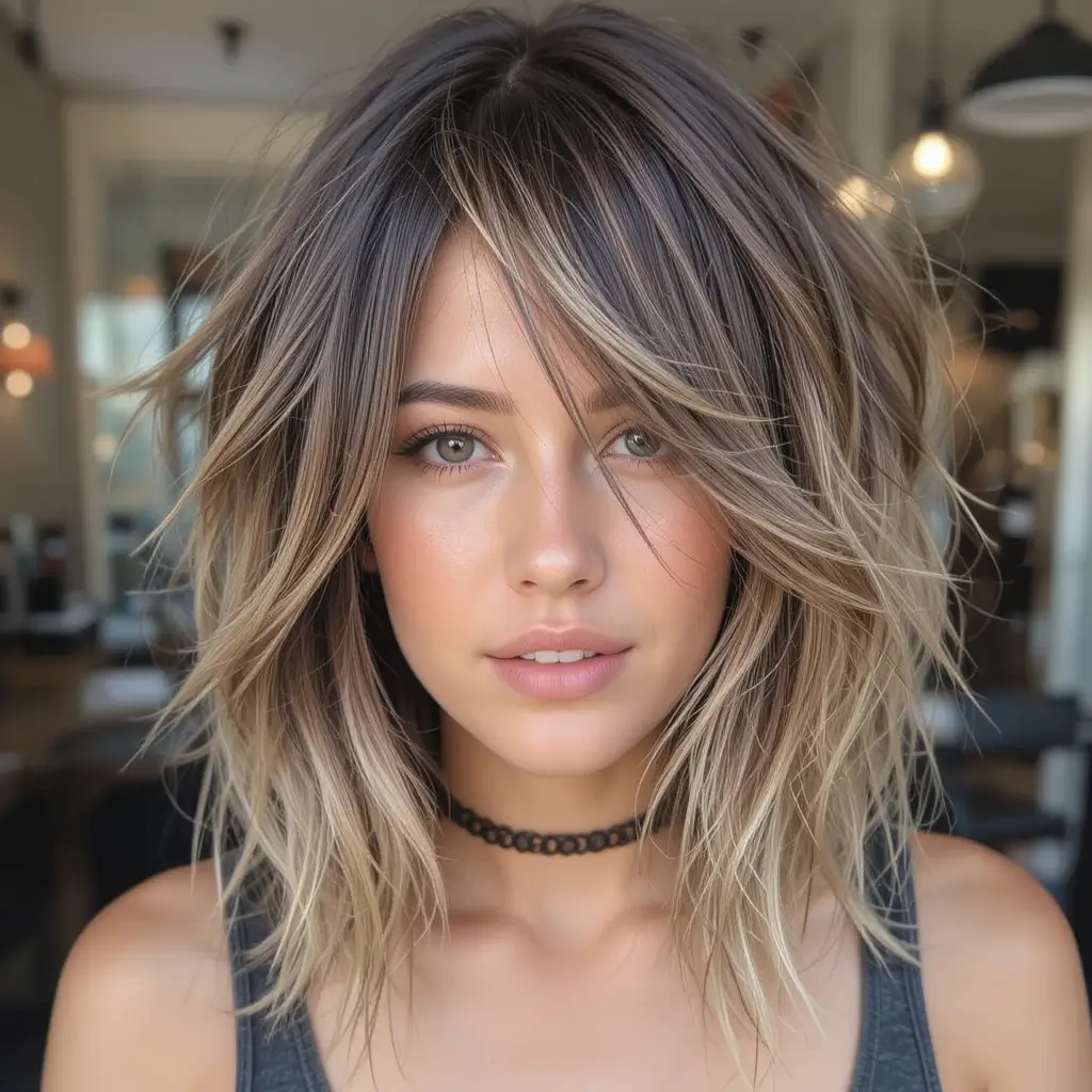 Choppy Layers Medium Shag