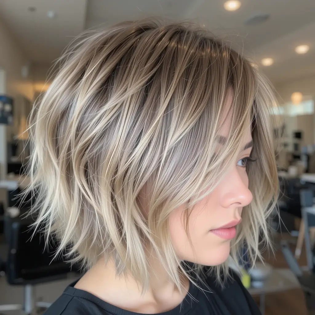 Choppy Wolf Cut for Fine Hair