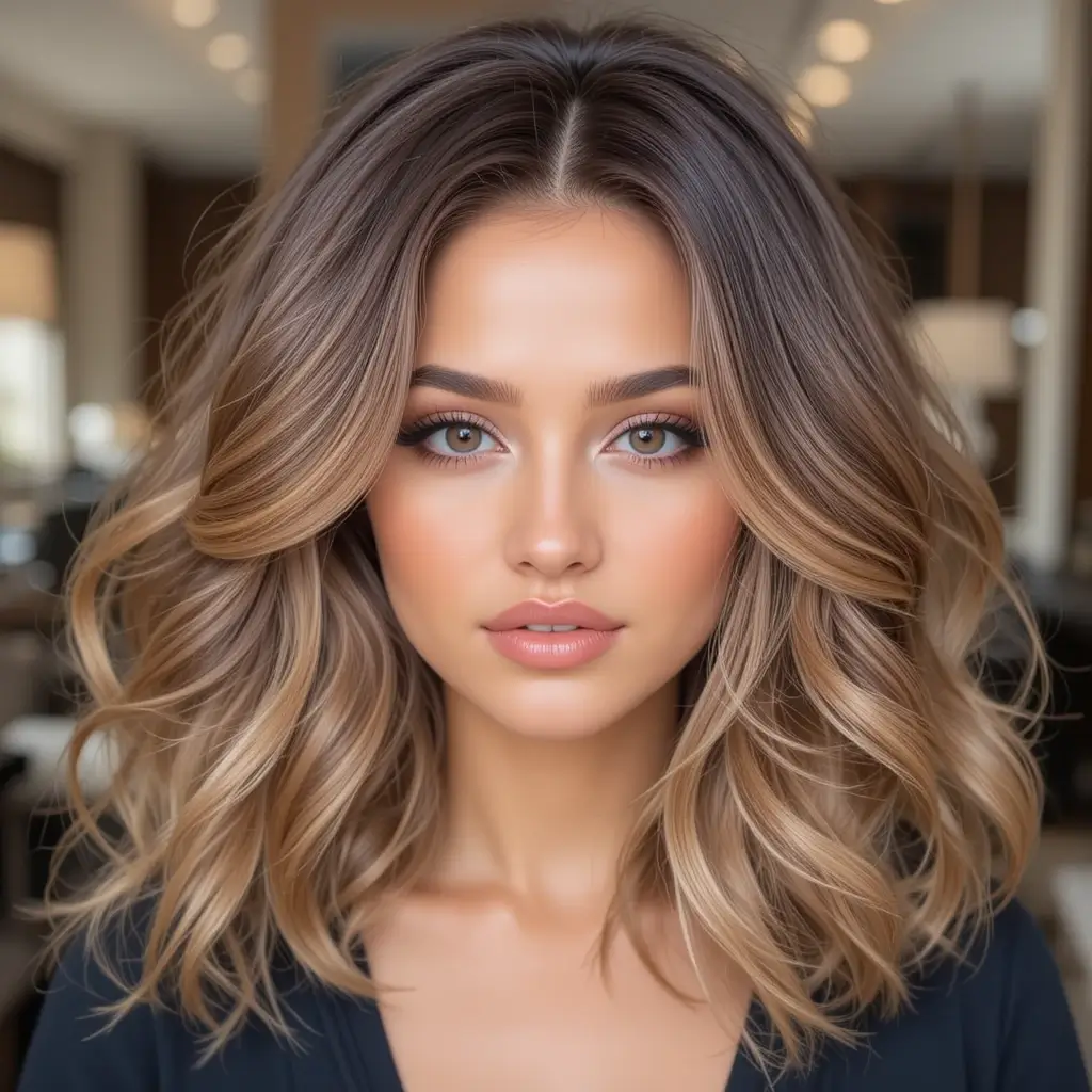 Classic Blowout with Caramel Dimension