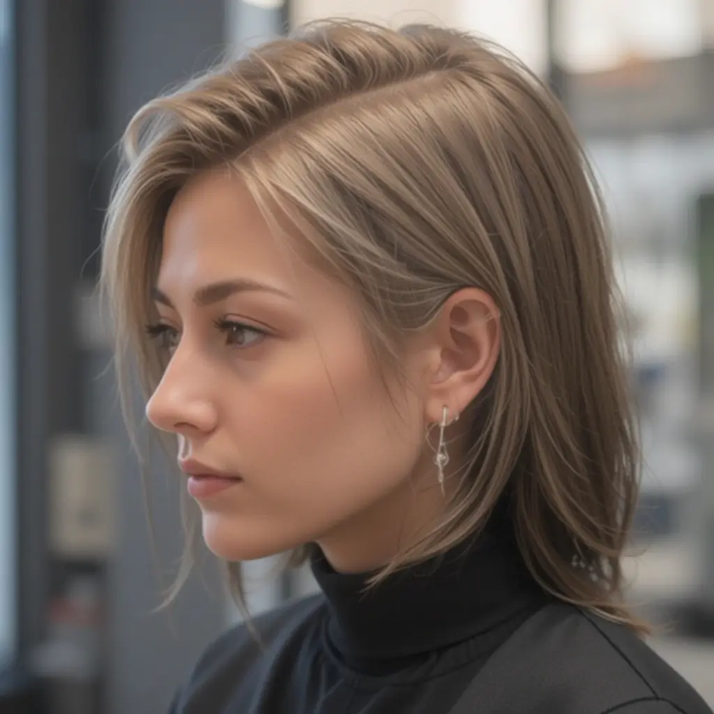 Classic Soft Mullet with Tapered Ends