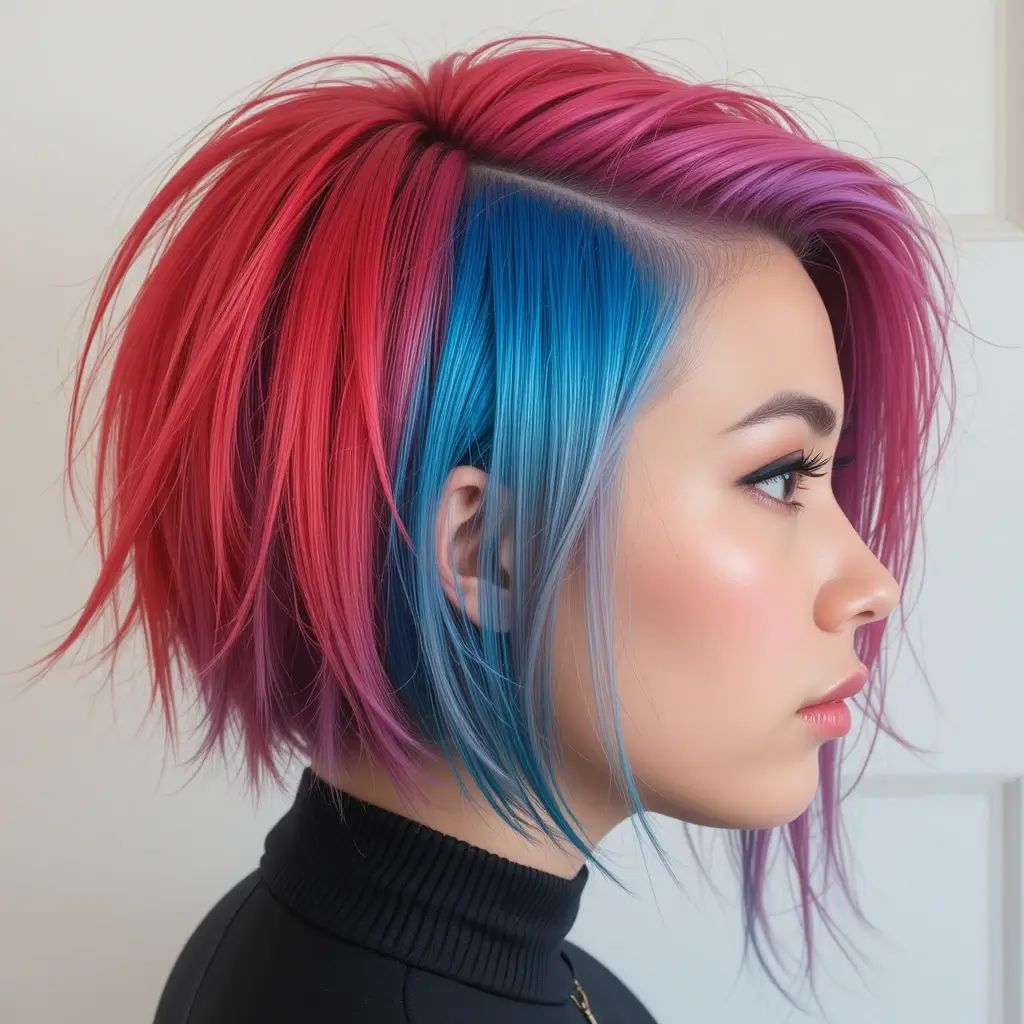 Colored Home Haircut