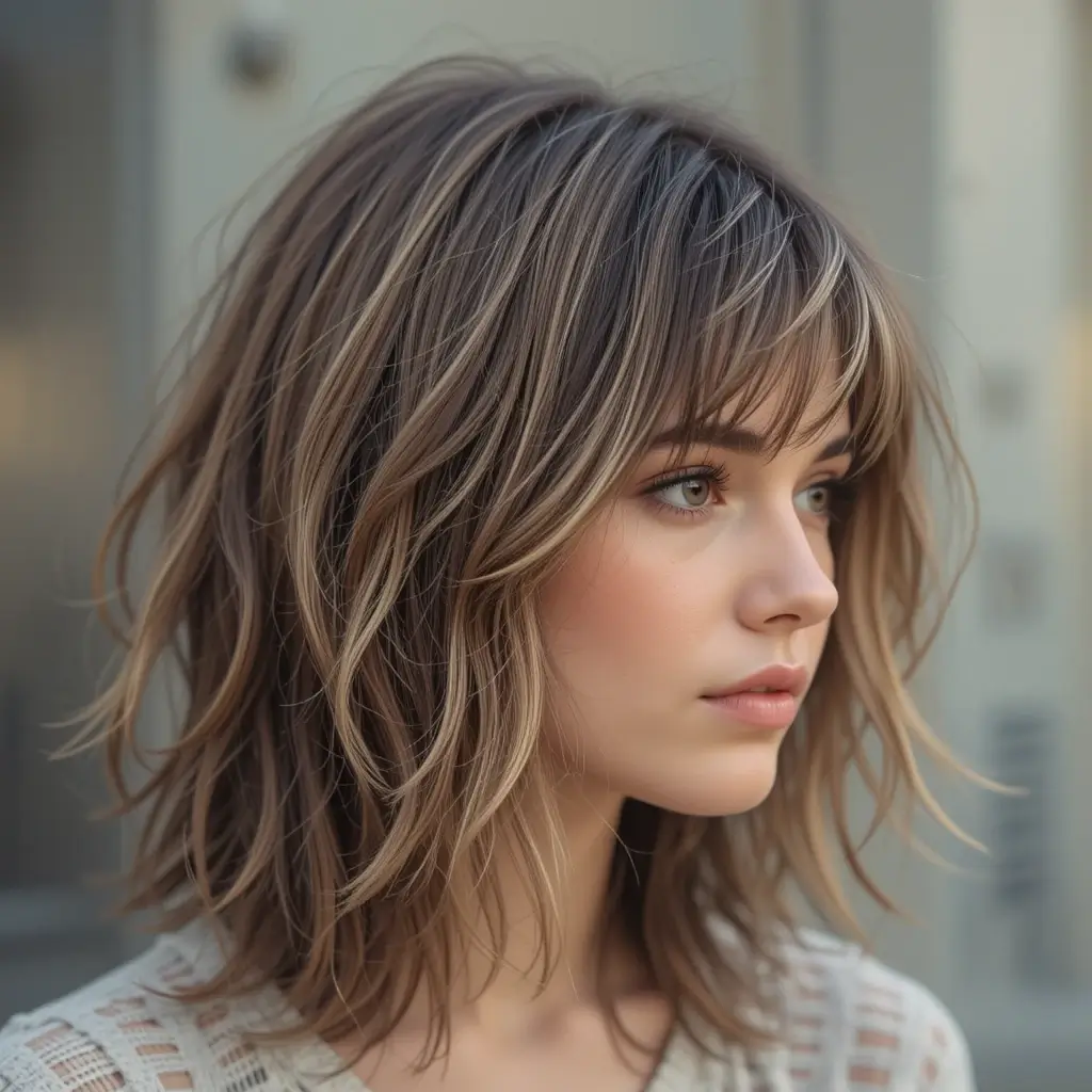 Crimped Layers with Chunky Highlights