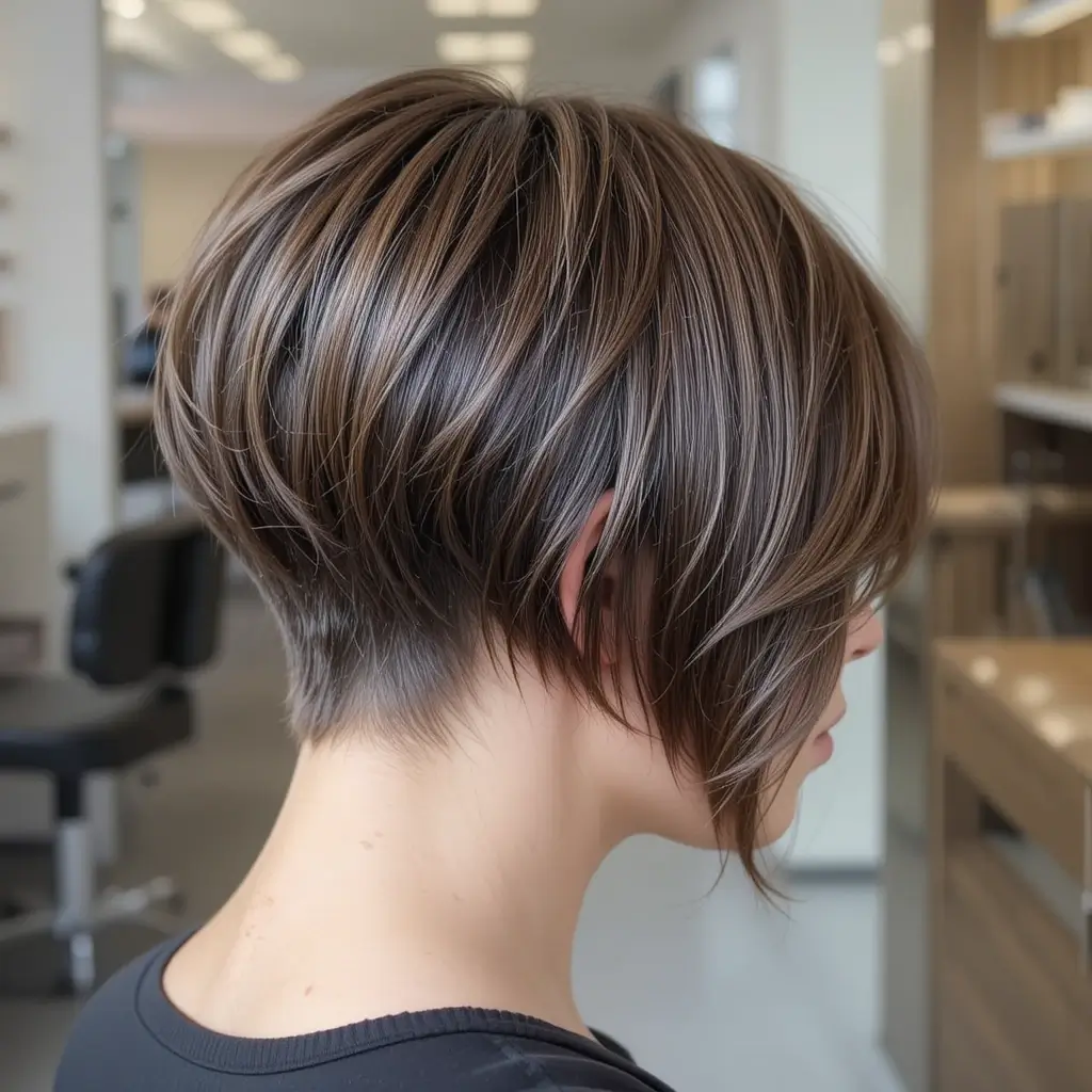 Cropped Cut with Tapered Neck