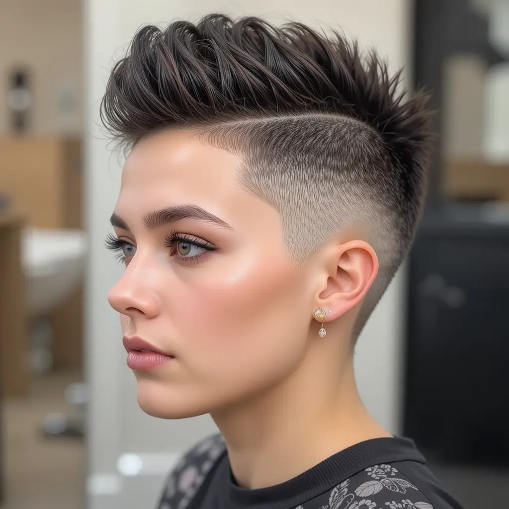 Cropped Mohawk Fade