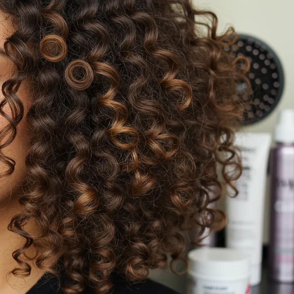 Curls Galore Voluminous Vibes Only